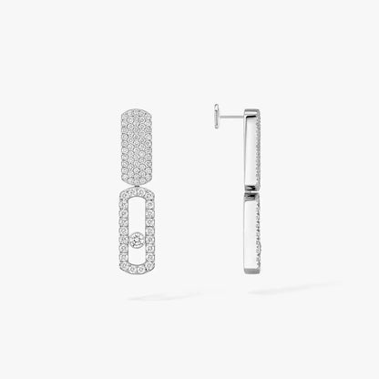 [⭐Aura]Imperial Move SM Diamond Earrings