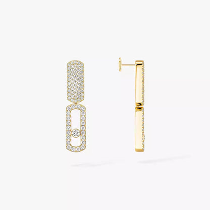 [⭐Aura]Imperial Move SM Diamond Earrings
