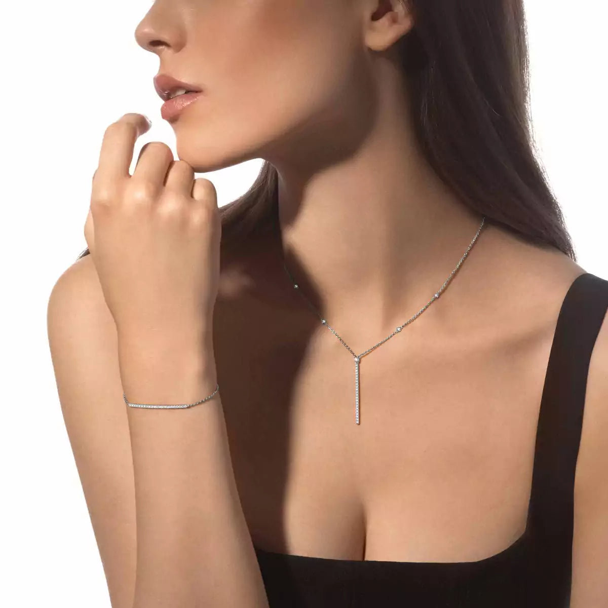 [⭐Aura]Diamond Thin Bangle 0.15ct My Twin Toi & Moi