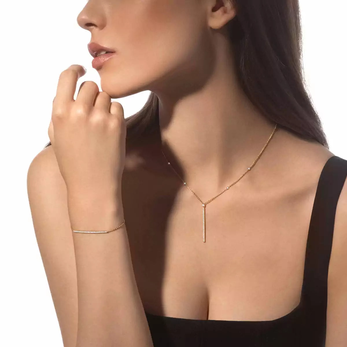 [⭐Aura]Diamond Thin Bangle 0.15ct My Twin Toi & Moi