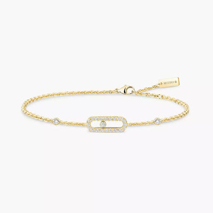 [⭐Aura]Move Uno Diamond Bracelet
