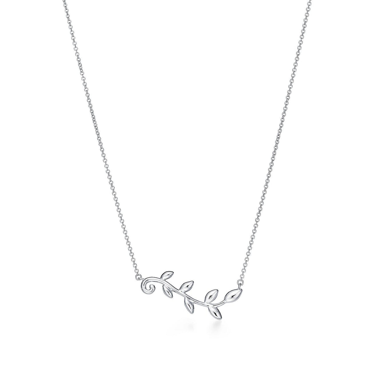 [Spark Jewels]PALOMA PICASSO STERLING SILVER OLIVE BRANCH NECKLACE