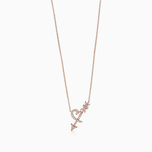 [Spark Jewels]COLGANTE HEART & ARROW NECKLACE