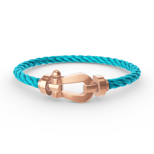 [⭐Aura]FORCE LARGE HORSESHOE NO DIAMOND BRACELET ROSE GOLD