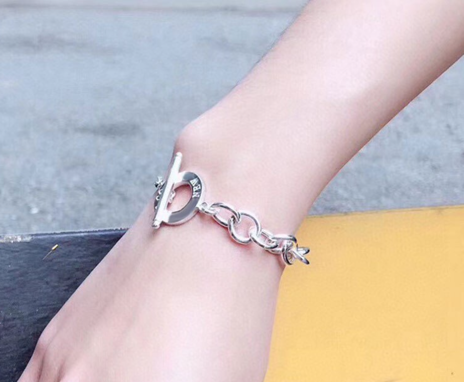 [Spark Jewels]TOGGLE TAG BRACELET SILVER