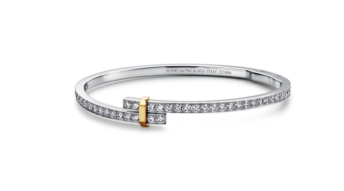 [Spark Jewels]EDGE DIAMOND GOLD SILVER BRACELET