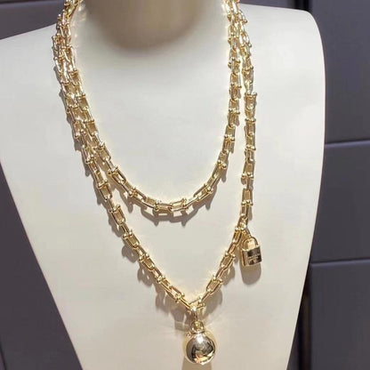 [Spark Jewels]HARDWEAR WRAP NECKLACE