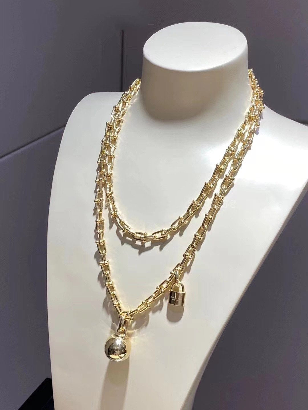 [Spark Jewels]HARDWEAR WRAP NECKLACE