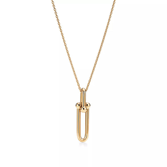 [Spark Jewels]HARDWEAR GOLD DROP PEDANT NECKLACE