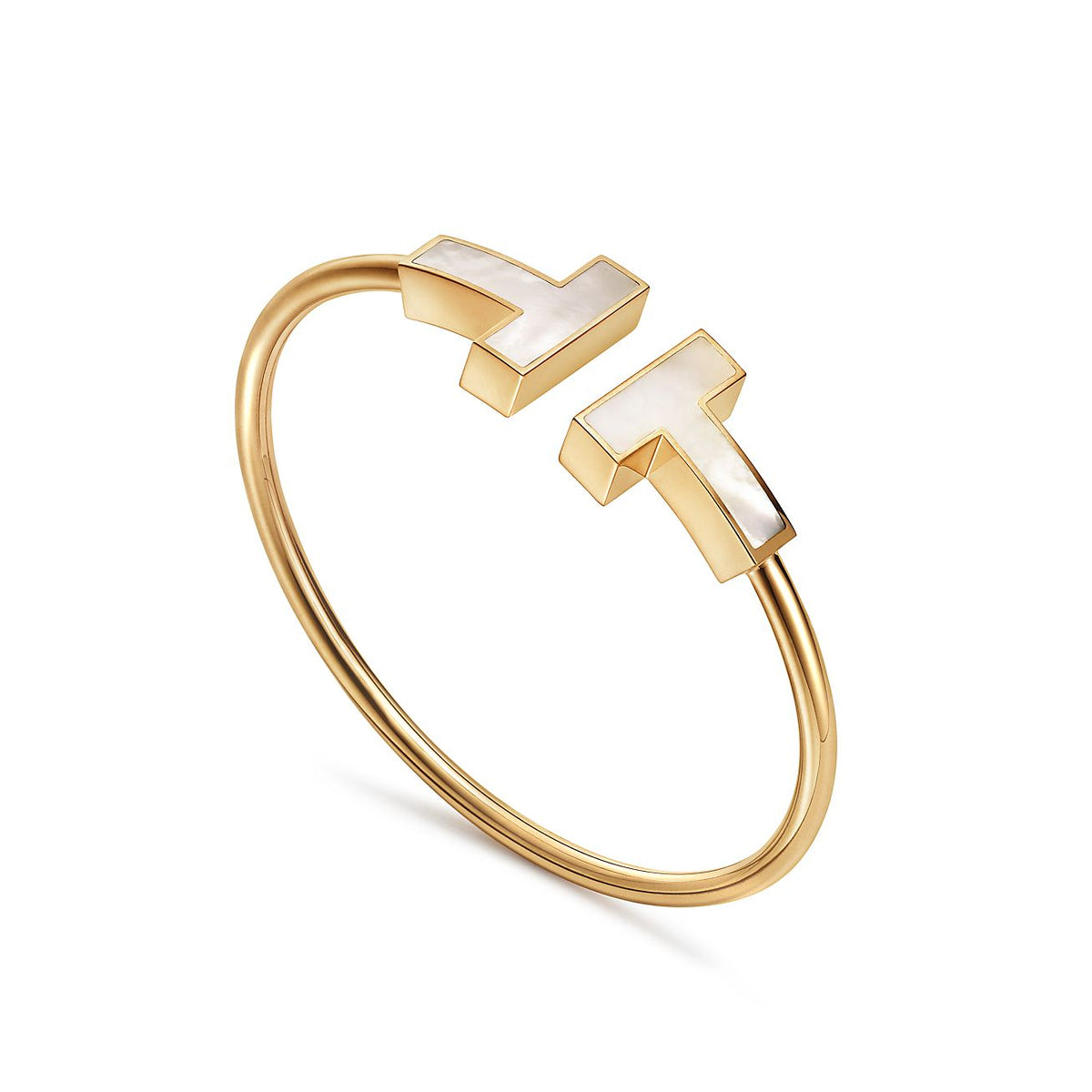 [Spark Jewels]T WIDE MOP OPEN BRACELET