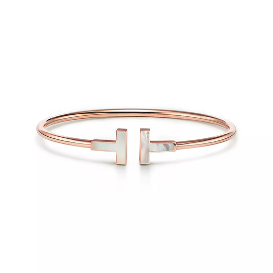 [Spark Jewels]T BRACELET 1.8MM TURQUOISE PINK GOLD