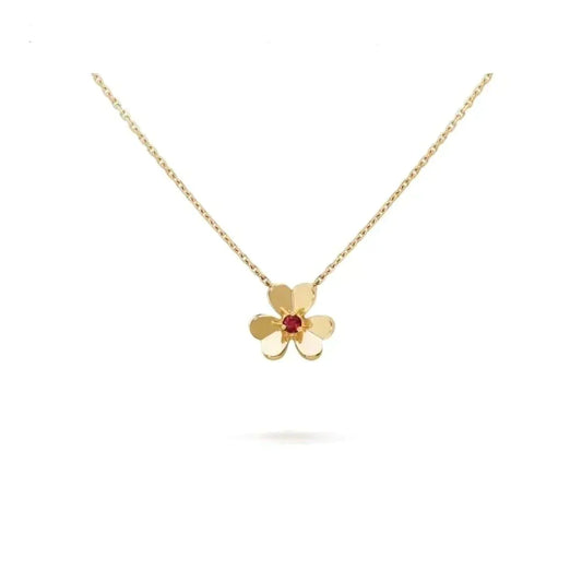 [⭐Aura]FRIVOLE GOLD FLOWER NECKLACE