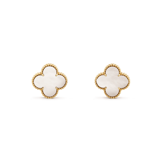 [⭐Aura]CLOVER MINI GOLD EARRINGS
