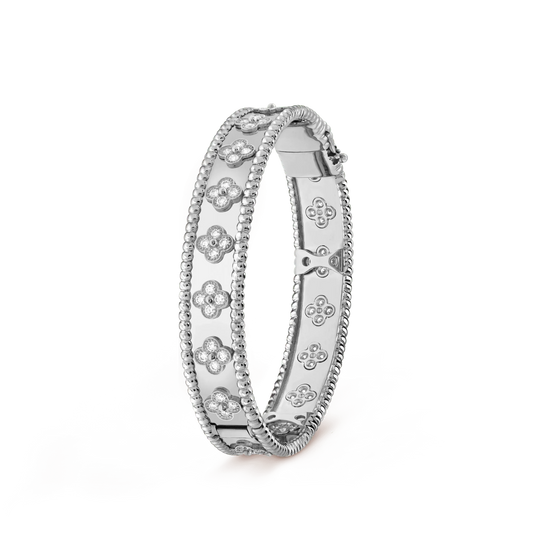 [⭐Aura]CLOVER BRACELET 8MM DIAMONDS
