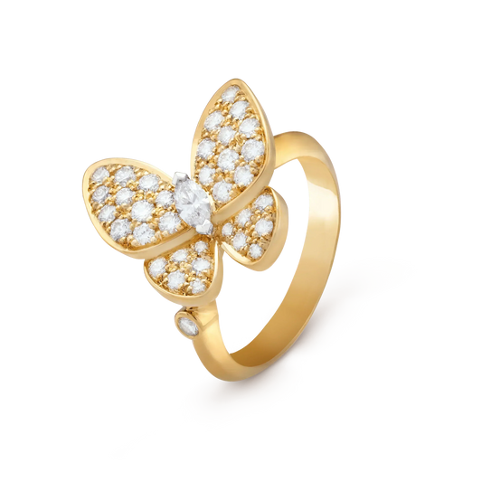 [⭐Aura]BUTTERFLY DIAMOND RING