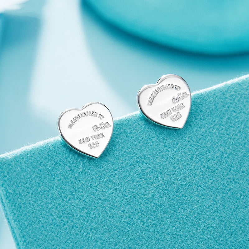 [Spark Jewels]RETURN TO TIF LOVE SILVER EARRINGS
