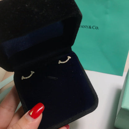 [Spark Jewels]SMILE DIAMOND EARRINGS