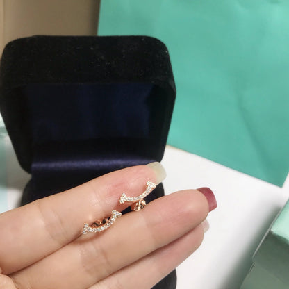 [Spark Jewels]SMILE DIAMOND EARRINGS
