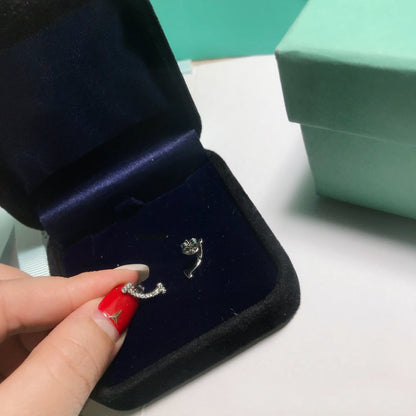 [Spark Jewels]SMILE DIAMOND EARRINGS