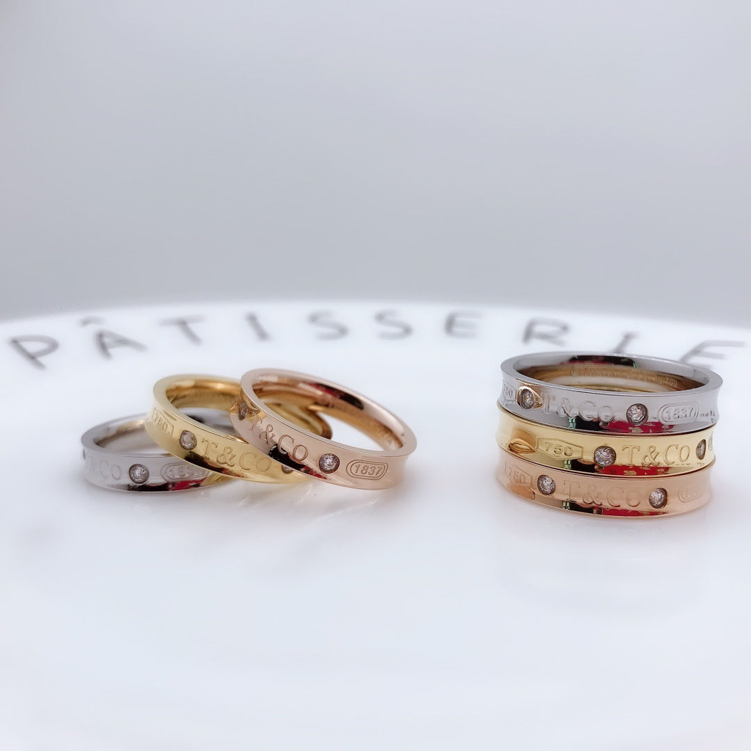 [Spark Jewels]DOUBLE DIAMOND RING