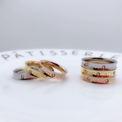 [Spark Jewels]DOUBLE DIAMOND RING