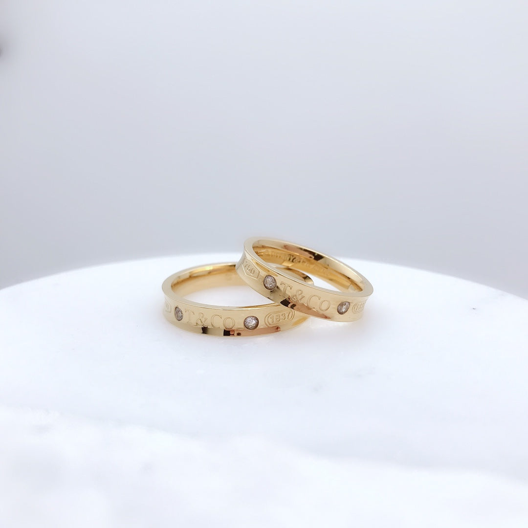 [Spark Jewels]DOUBLE DIAMOND RING